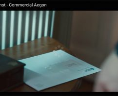 Aegon Reclame met Envelop in de hoofdrol